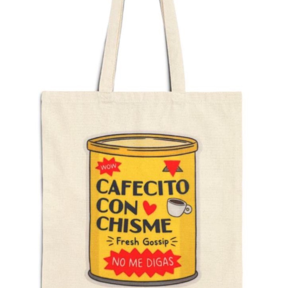 Cafecito Con Chisme Tote Bag